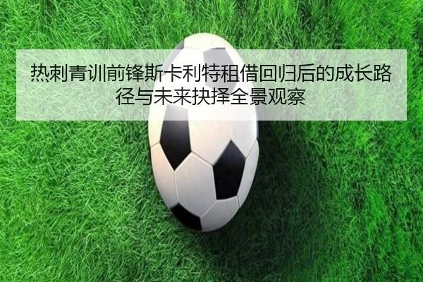 热刺青训前锋斯卡利特租借回归后的成长路径与未来抉择全景观察